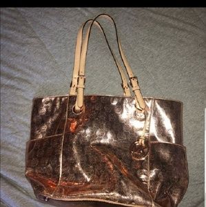 Metallic Michael Kors Tote
